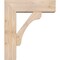 Ekena Millwork Legacy Block Smooth Bracket w/ Offset Brace, Douglas Fir, 7 1/2"W x 24"D x 28"H BKT0806X24X28LEC05SDF - alternate 2